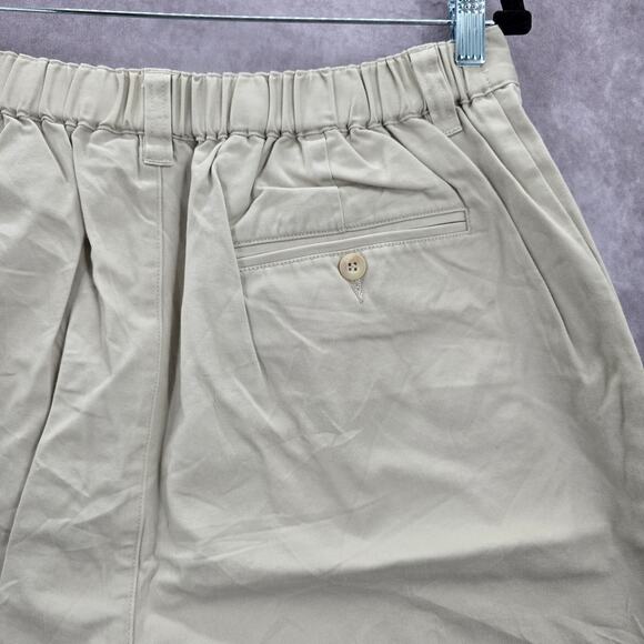 PBX Basics Khaki Tan Pullon Cargo Bermuda Pants Shorts Plus 16W - Picture 5 of 6
